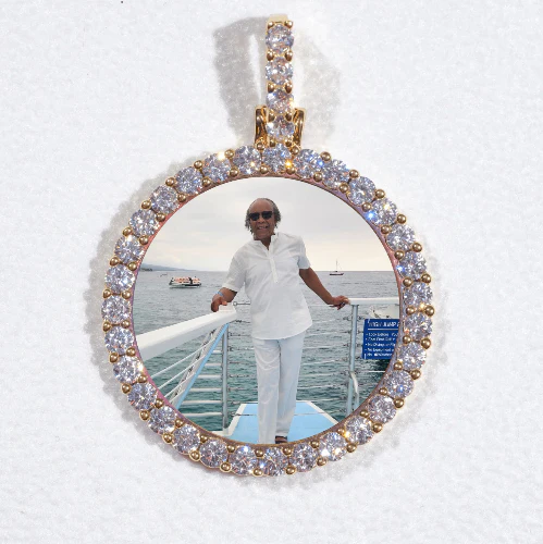 3D CIRCLE CUSTOM PICTURE PENDANT SMALL SIZE