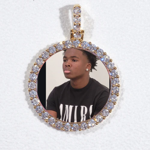 3D CIRCLE CUSTOM PICTURE PENDANT SMALL SIZE