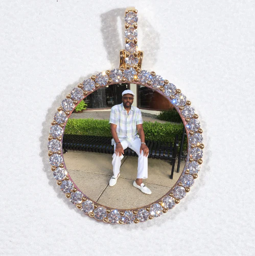 3D CIRCLE CUSTOM PICTURE PENDANT SMALL SIZE