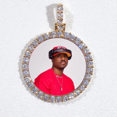 3D CIRCLE CUSTOM PICTURE PENDANT SMALL SIZE