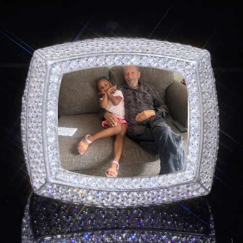 3D CUSTOM PICTURE ICED RING