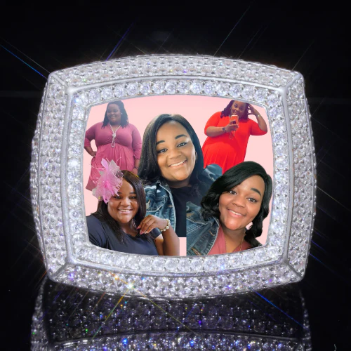 3D CUSTOM PICTURE ICED RING