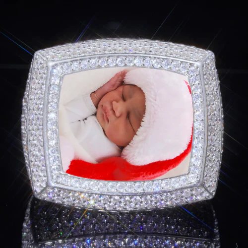 3D CUSTOM PICTURE ICED RING
