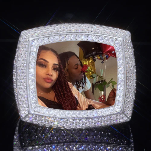 3D CUSTOM PICTURE ICED RING