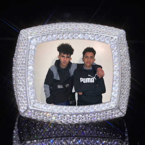 3D CUSTOM PICTURE ICED RING