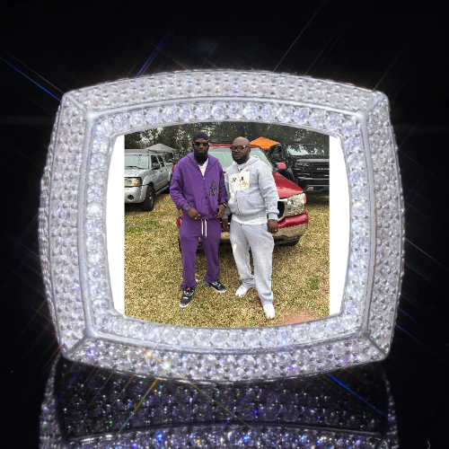 3D CUSTOM PICTURE ICED RING
