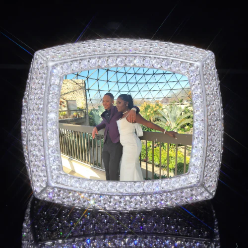 3D CUSTOM PICTURE ICED RING