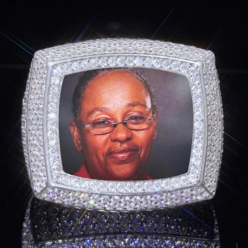3D CUSTOM PICTURE ICED RING