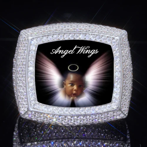 3D CUSTOM PICTURE ICED RING