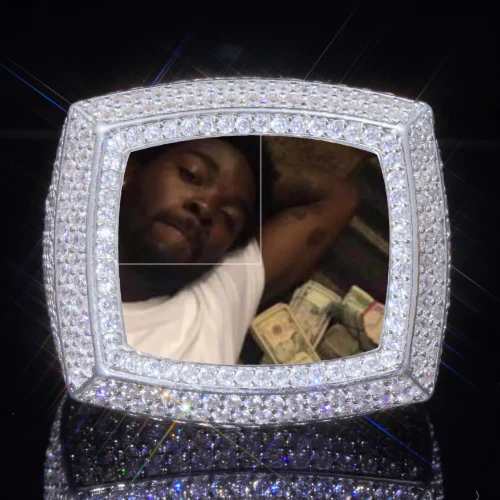 3D CUSTOM PICTURE ICED RING