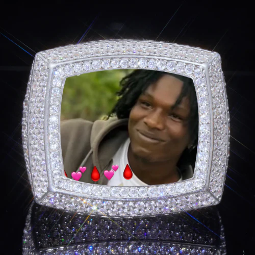 3D CUSTOM PICTURE ICED RING