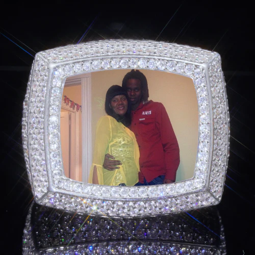 3D CUSTOM PICTURE ICED RING