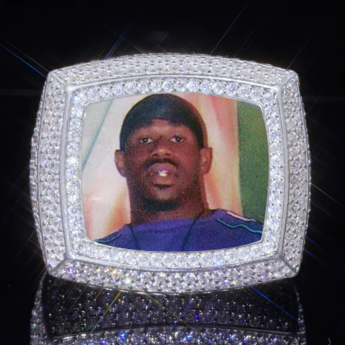 3D CUSTOM PICTURE ICED RING