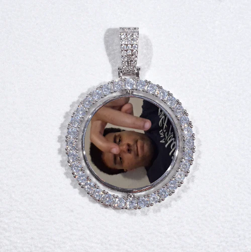 3D Spinning 2-Faced Custom Picture Pendant