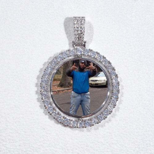 3D Spinning 2-Faced Custom Picture Pendant