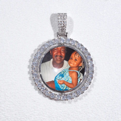 3D Spinning 2-Faced Custom Picture Pendant