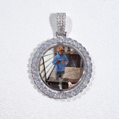 3D Spinning 2-Faced Custom Picture Pendant