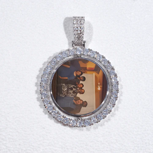 3D Spinning 2-Faced Custom Picture Pendant