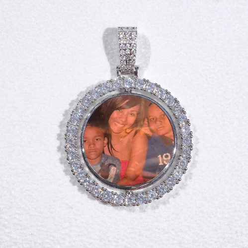 3D Spinning 2-Faced Custom Picture Pendant