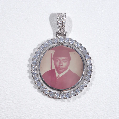 3D Spinning 2-Faced Custom Picture Pendant