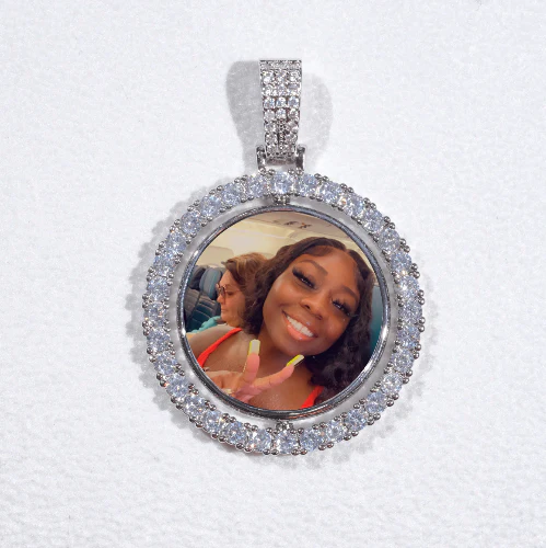 3D Spinning 2-Faced Custom Picture Pendant