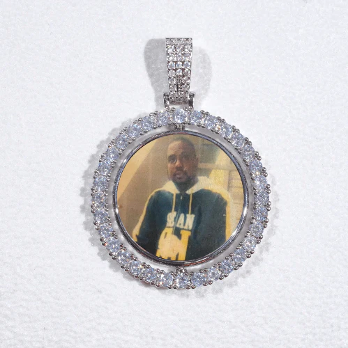 3D Spinning 2-Faced Custom Picture Pendant