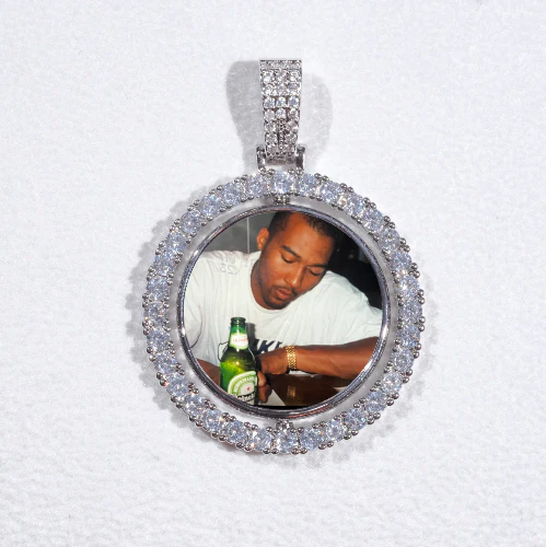 3D Spinning 2-Faced Custom Picture Pendant