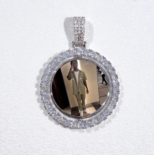 3D Spinning 2-Faced Custom Picture Pendant