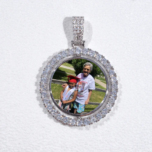 3D Spinning 2-Faced Custom Picture Pendant