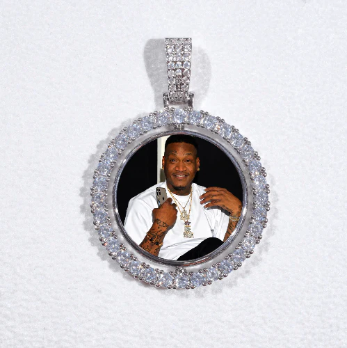 3D Spinning 2-Faced Custom Picture Pendant