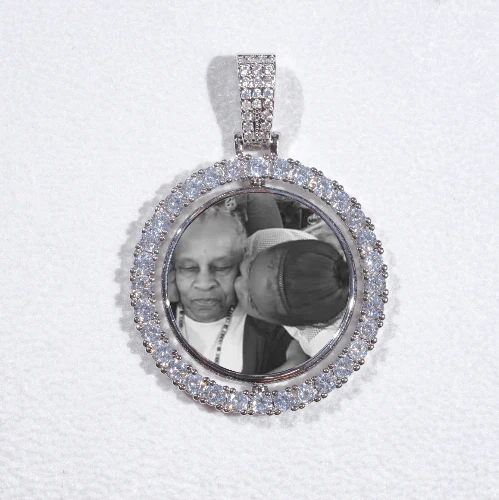 3D Spinning 2-Faced Custom Picture Pendant