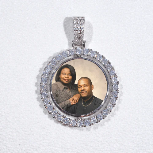 3D Spinning 2-Faced Custom Picture Pendant