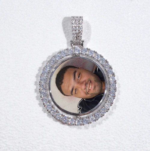 3D Spinning 2-Faced Custom Picture Pendant