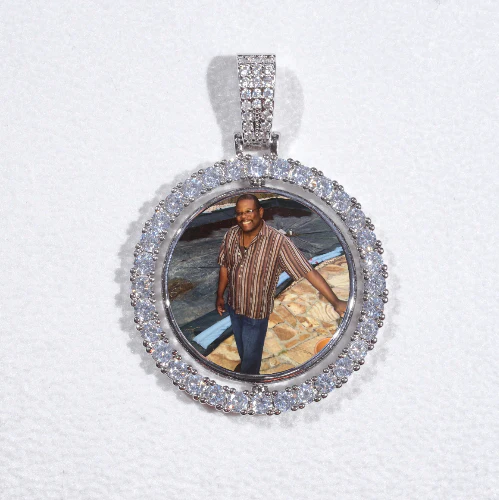 3D Spinning 2-Faced Custom Picture Pendant