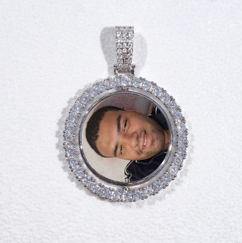 3D Spinning 2-Faced Custom Picture Pendant