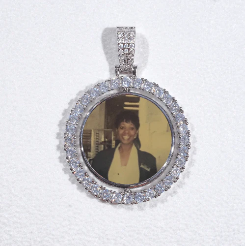 3D Spinning 2-Faced Custom Picture Pendant