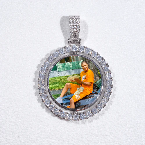 3D Spinning 2-Faced Custom Picture Pendant