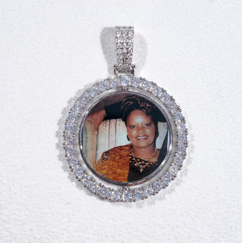 3D Spinning 2-Faced Custom Picture Pendant