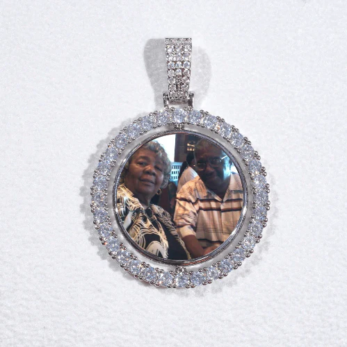 3D Spinning 2-Faced Custom Picture Pendant