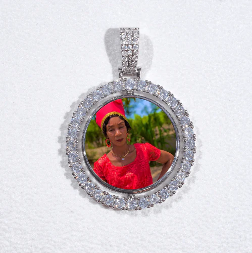 3D Spinning 2-Faced Custom Picture Pendant