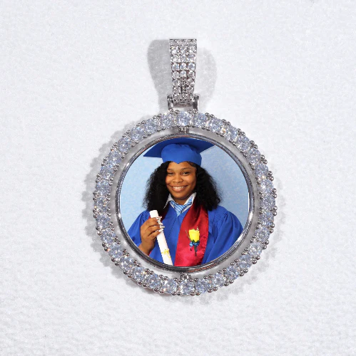 3D Spinning 2-Faced Custom Picture Pendant