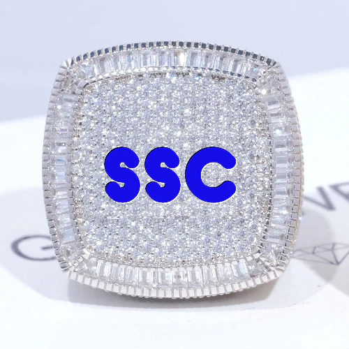 CUSTOM LETTER 3D ICED RING