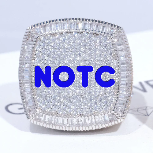 CUSTOM LETTER 3D ICED RING