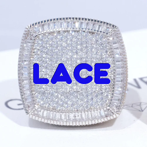 CUSTOM LETTER 3D ICED RING