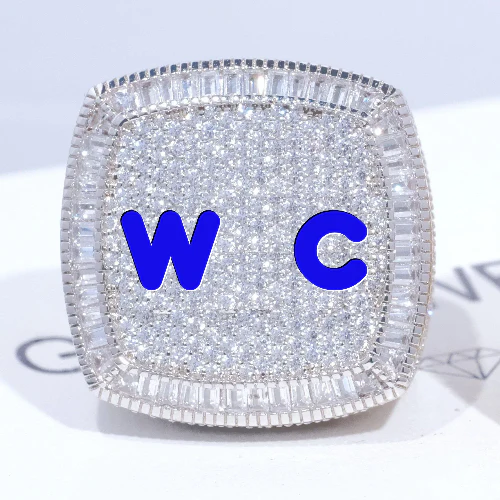 CUSTOM LETTER 3D ICED RING