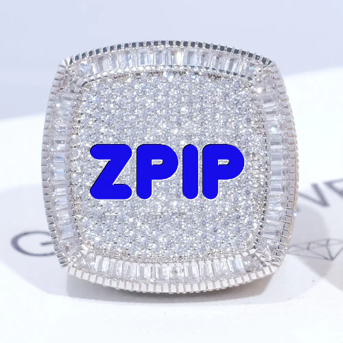 CUSTOM LETTER 3D ICED RING