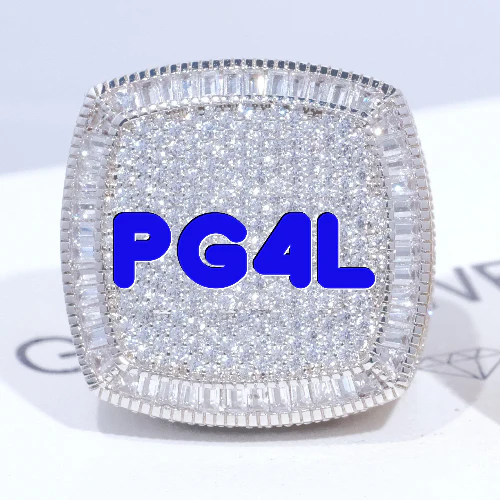 CUSTOM LETTER 3D ICED RING