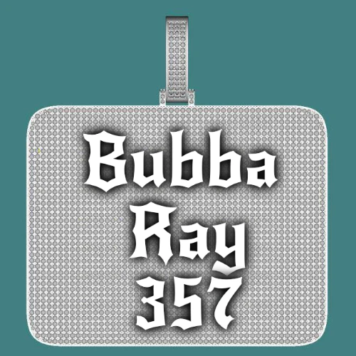 CUSTOM LETTER NECKLACE 3D BIG SQUARE
