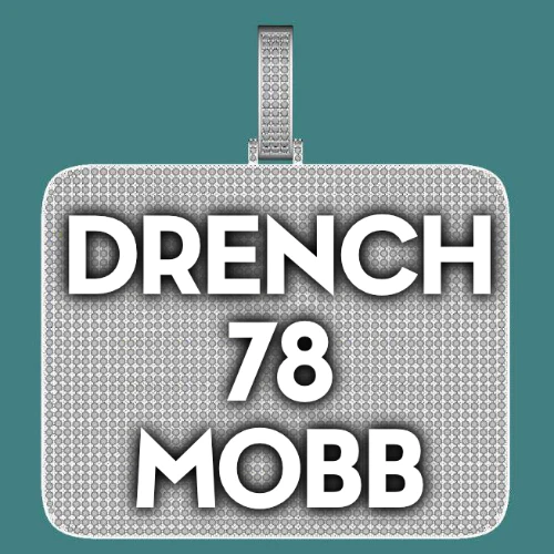 CUSTOM LETTER NECKLACE 3D BIG SQUARE