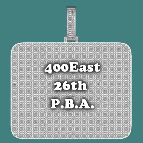 CUSTOM LETTER NECKLACE 3D BIG SQUARE